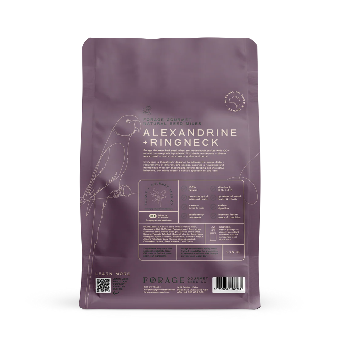 Forage Gourmet Alexandrine & Ringneck