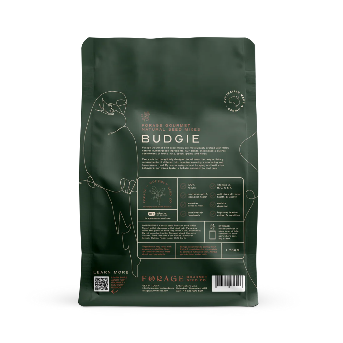 Forage Gourmet Budgie