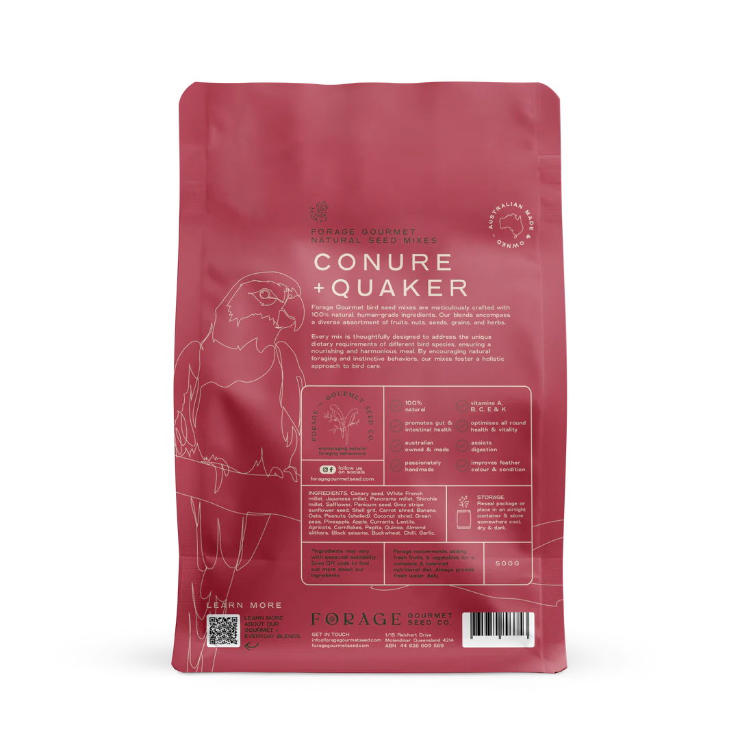 Forage Gourmet Conure & Quaker