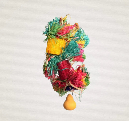 Raffia Cluster w/ Loofah