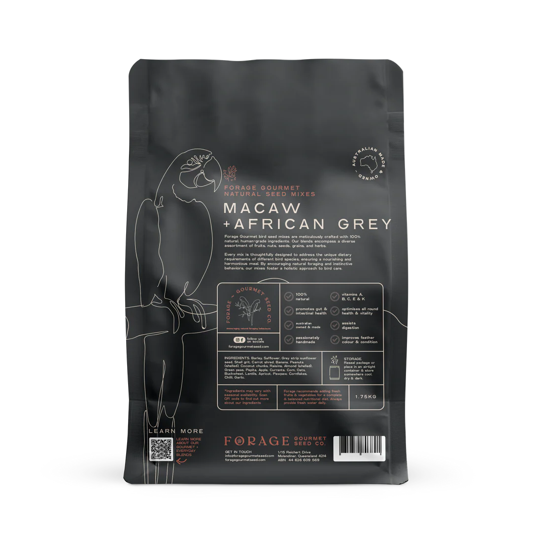 Forage Gourmet Macaw & African Grey
