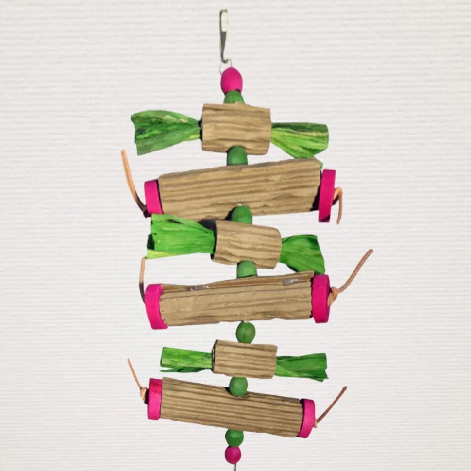 Cardboard & Raffia Hanger
