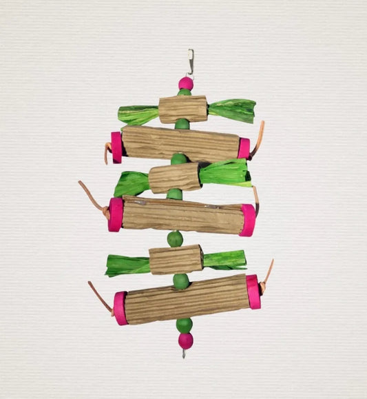 Cardboard & Raffia Hanger